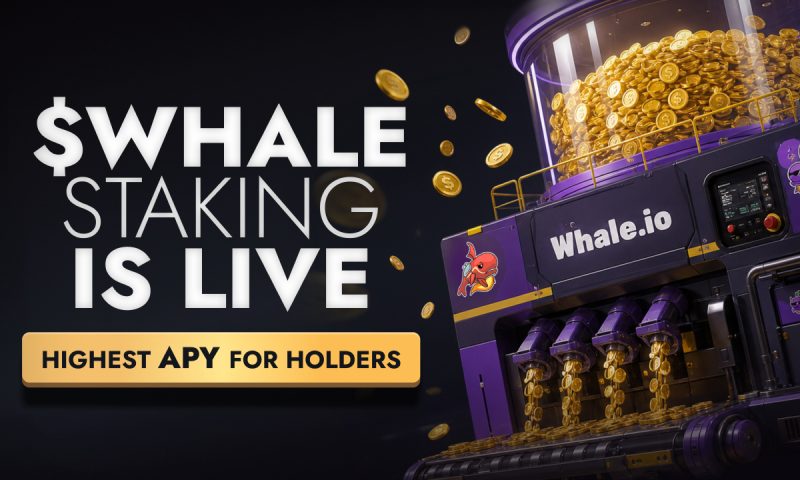 Whale Printer staking dashboard for $WHALE token