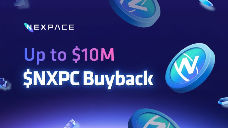 NXPC buyback program tokenomics chart for MapleStory Universe