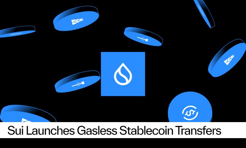Sui gasless stablecoin transfers zero fee payment flow