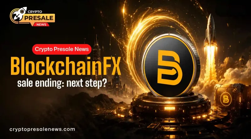 Crypto Presale News  BlockchainFX  Sale Ending: What Next?