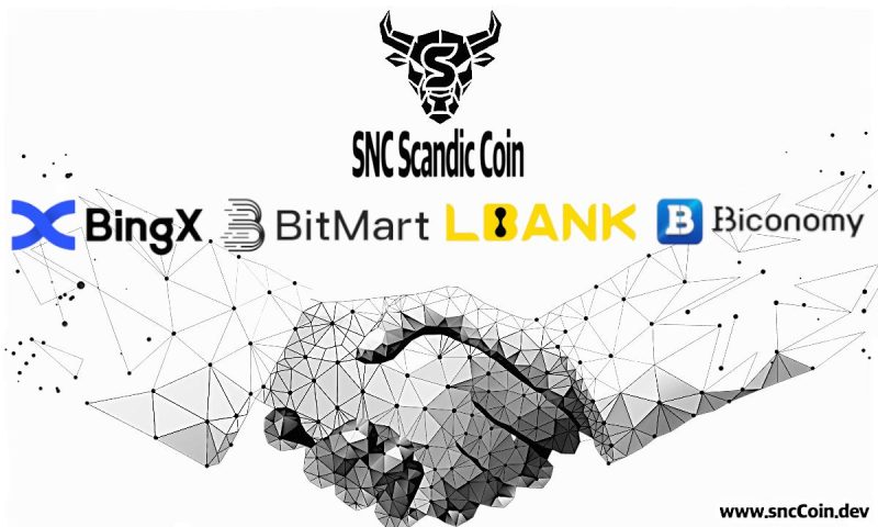SNC Scandic Coin listing across four crypto exchanges