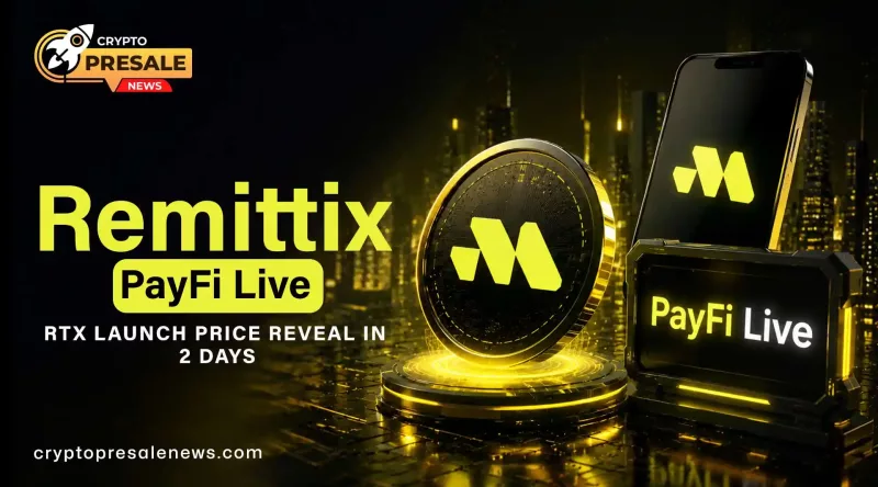 Crypto Presale News: Remittix PayFi Live, RTX Launch Soon